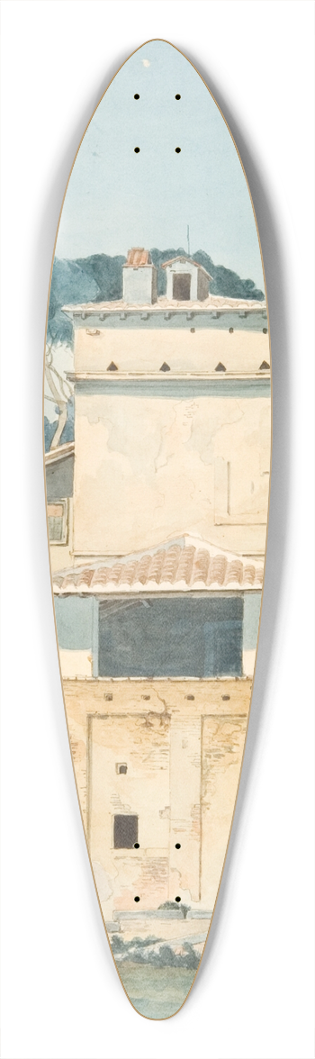 Fritz Petzholdt - Raffaels atelier i Villa Borgheses have. Rom 39.3 inch art pintail longboard deck