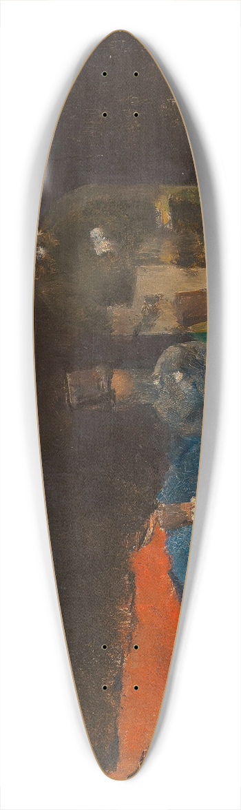 Fritz Rojka - Stillleben mit Tuschschale 39.3 inch art pintail longboard deck