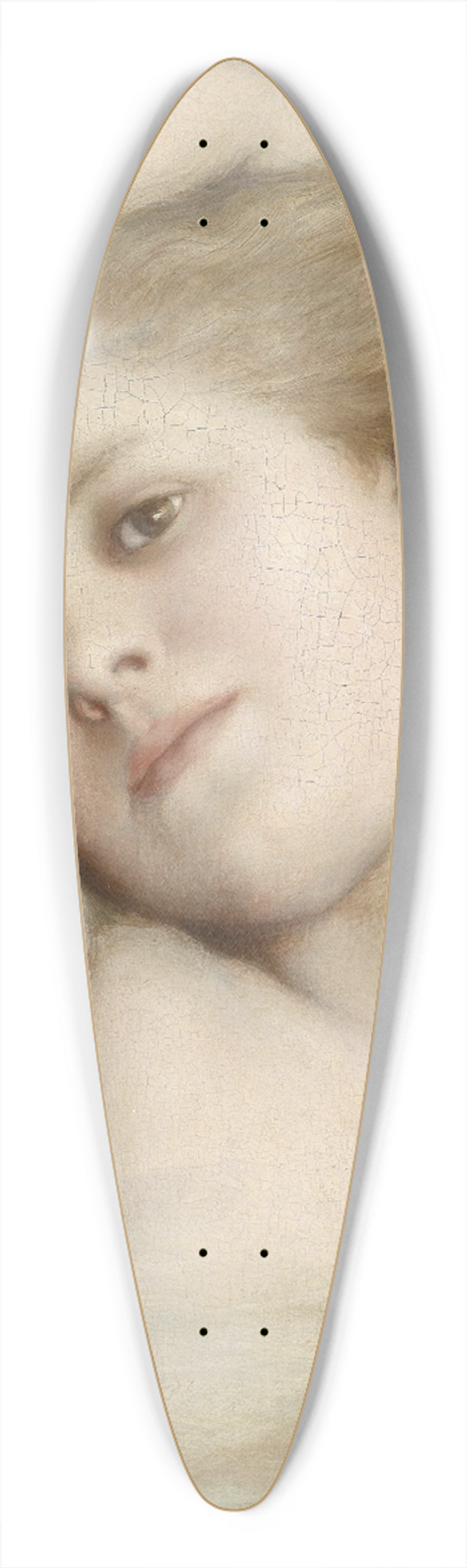 Gabriel von Max - Kopf eines trumenden Mdchens 39.3 inch art pintail longboard deck