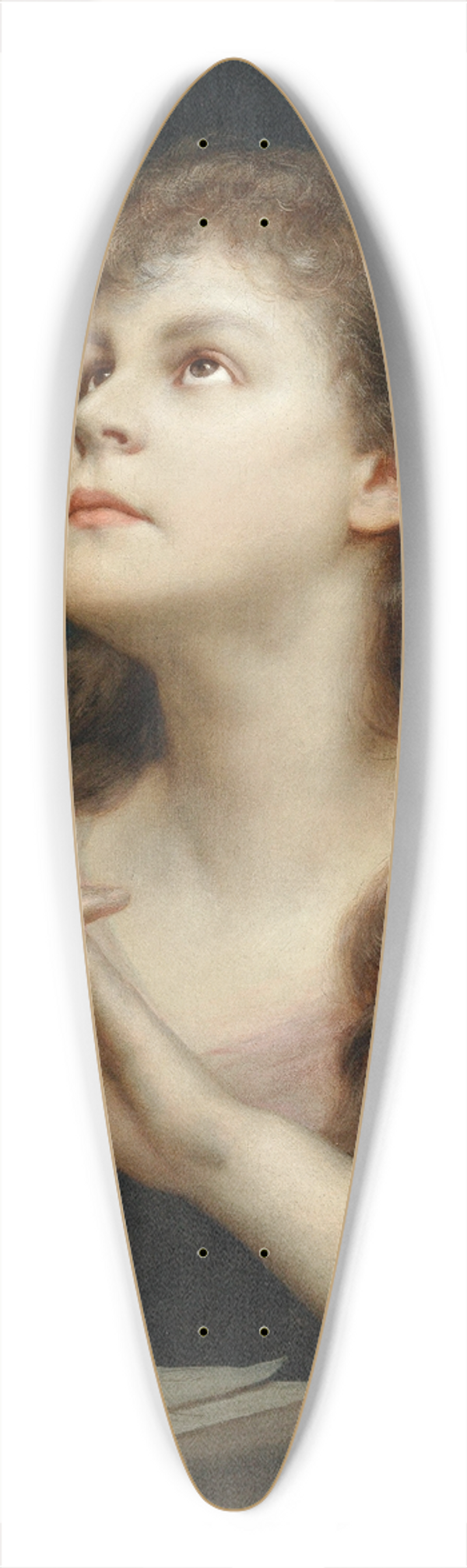 Gabriel von Max - Urania 39.3 inch art pintail longboard deck