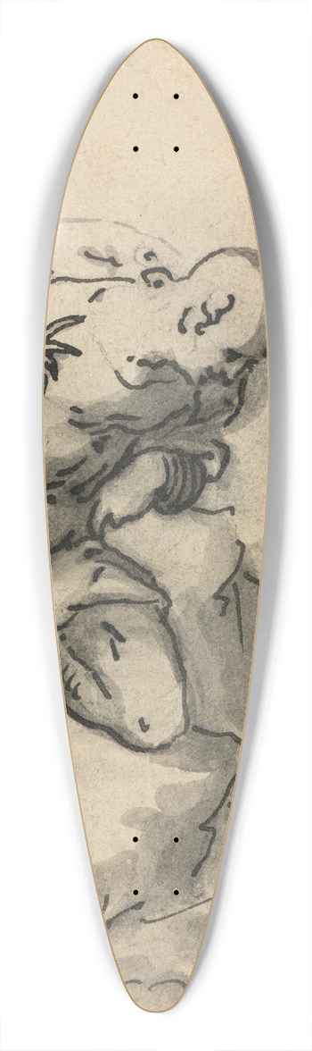 Gabriel Weyer - Narcissus 39.3 inch art pintail longboard deck