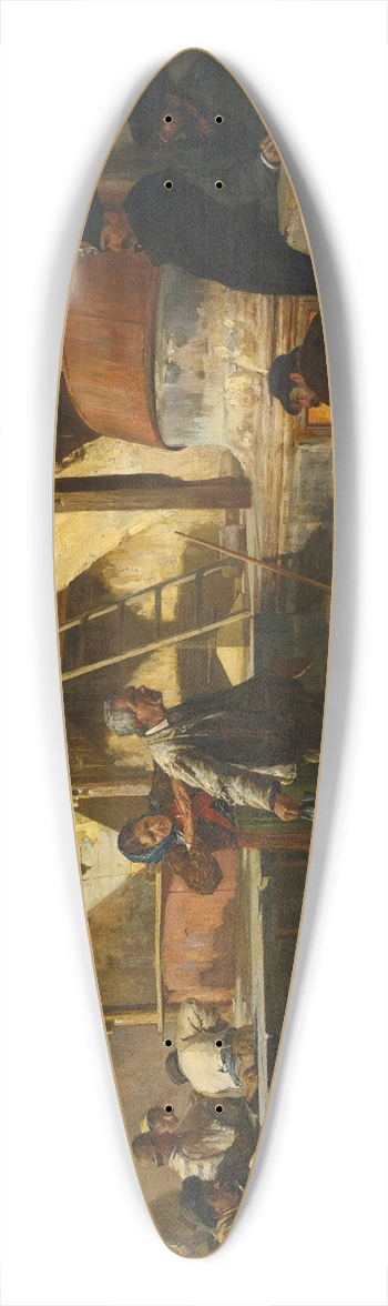 Gaetano Capone - The bakery 39.3 inch art pintail longboard deck