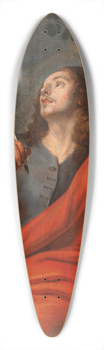 Gaspar de Crayer - Saint John the Evangelist 39.3 inch art pintail longboard deck