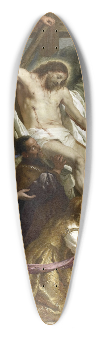 Gaspar de Crayer - The Descent from the Cross 39.3 inch art pintail longboard deck