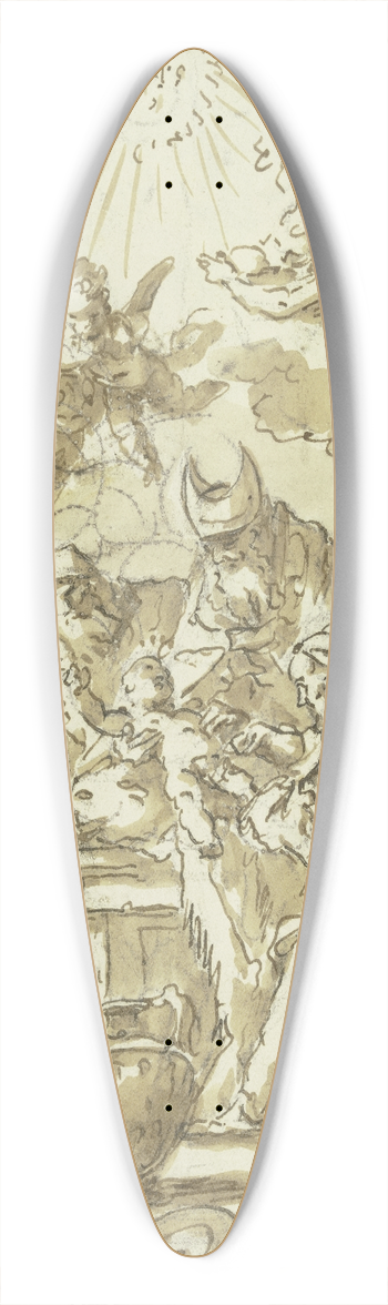 Gaspare Diziani - Circumcision of Christ 39.3 inch art pintail longboard deck