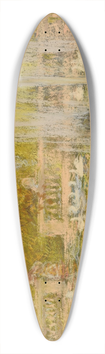 Gaston La Touche - Jet deau dans lombre 39.3 inch art pintail longboard deck