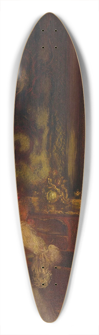 Gaston La Touche - La Lettre 39.3 inch art pintail longboard deck