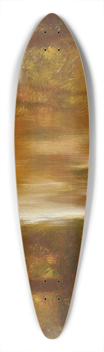Gaston La Touche - Le Jet Deau De Versailles 39.3 inch art pintail longboard deck
