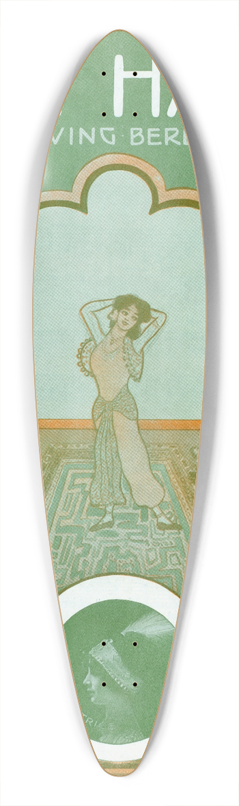 Gene Buck - In my harem 39.3 inch art pintail longboard deck
