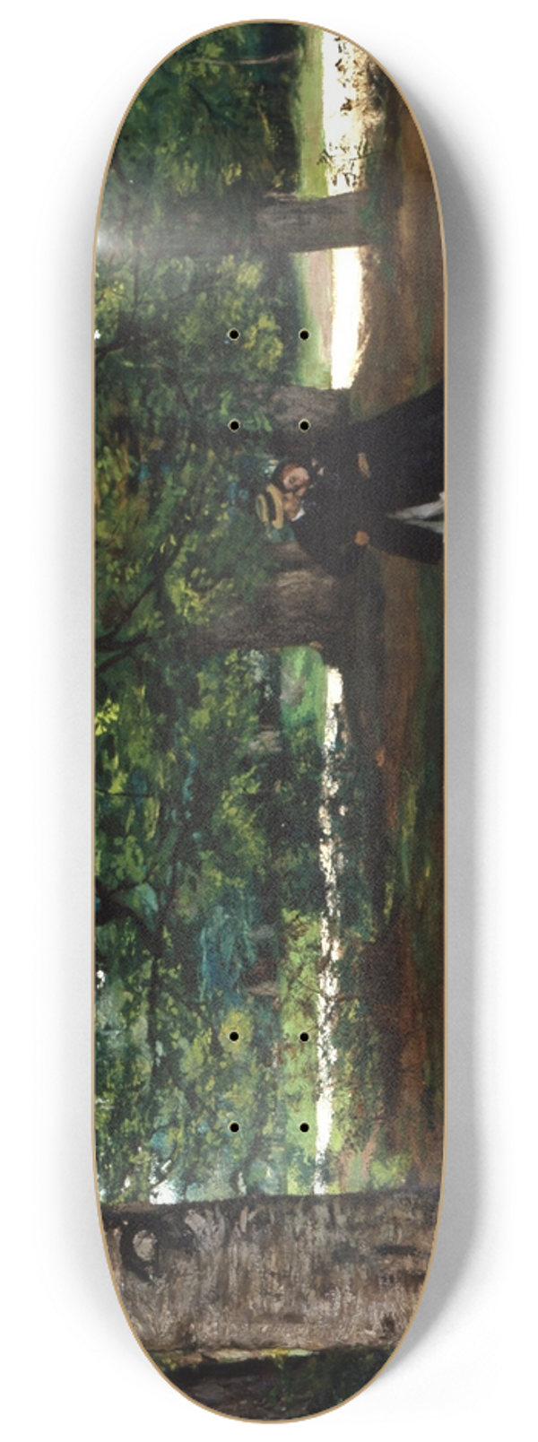 Carolus-Duran - Promenade in the Woods 8.25 inch art skate deck