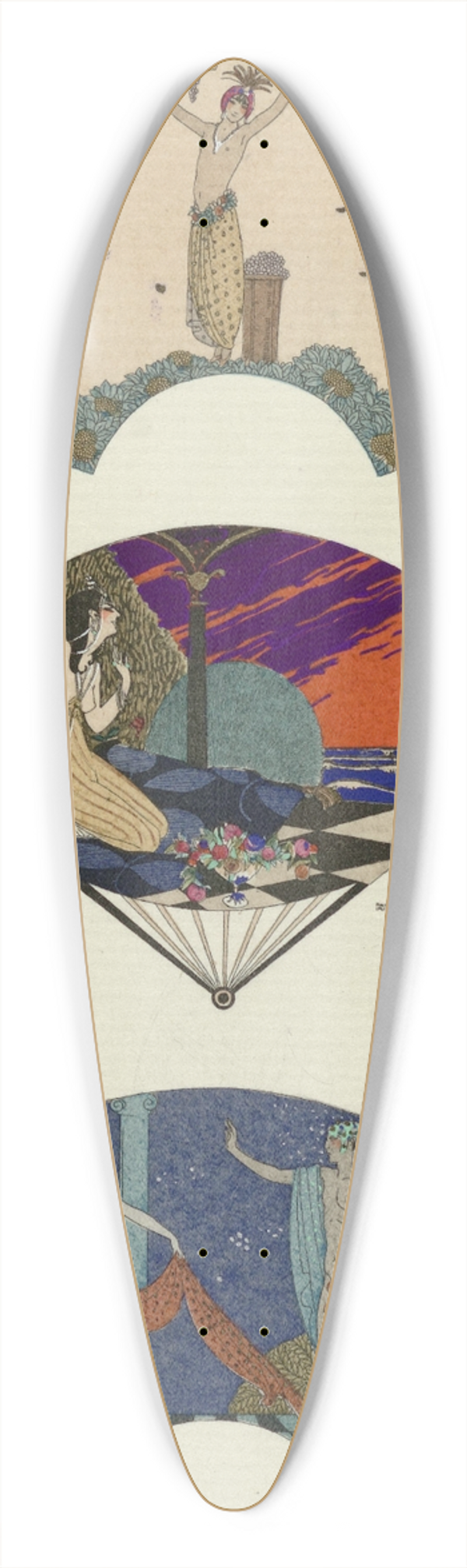 George Barbier - Accessories 39.3 inch art pintail longboard deck
