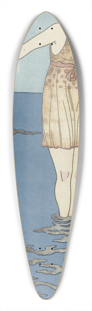 George Barbier - Costume de bain 39.3 inch art pintail longboard deck