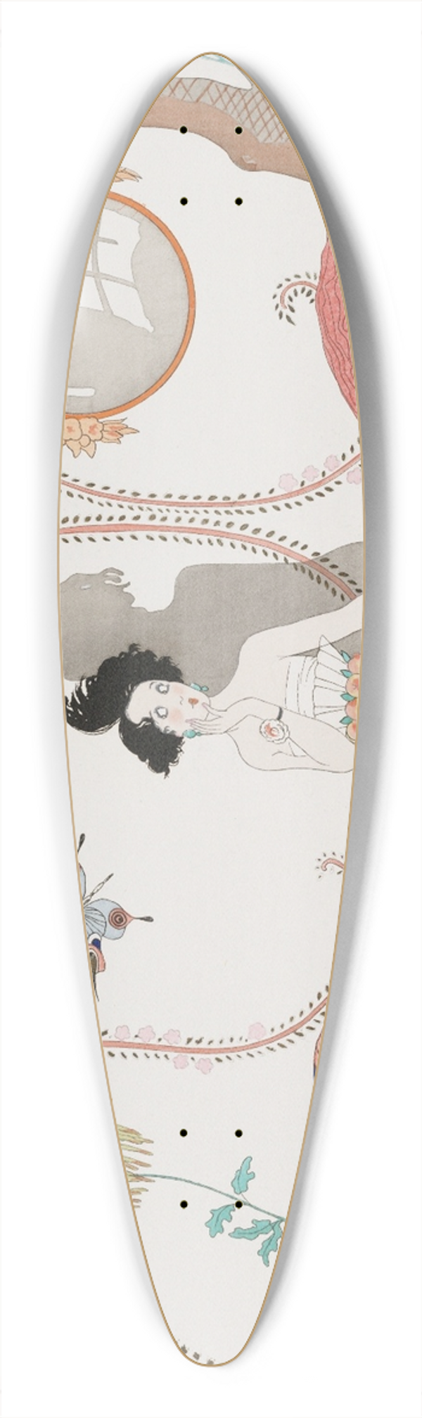 George Barbier - Minhuit  ou lappartement a la mode 39.3 inch art pintail longboard deck