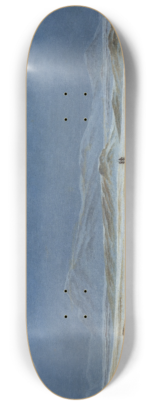 Caspar David Friedrich - Northern Landscape,Spring 8.25 inch art skate deck