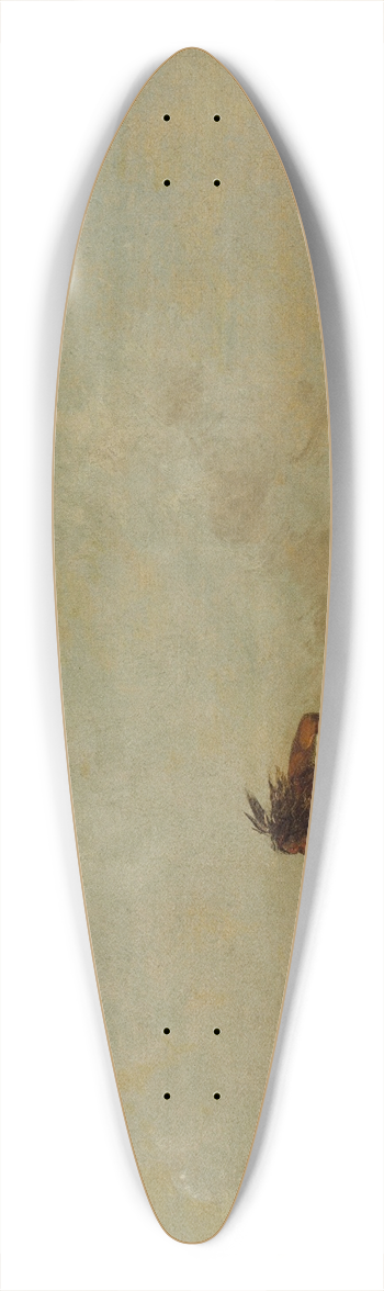 George Catlin - Comanche Warrior Lancing An Osage, At Full Speed 39.3 inch art pintail longboard deck