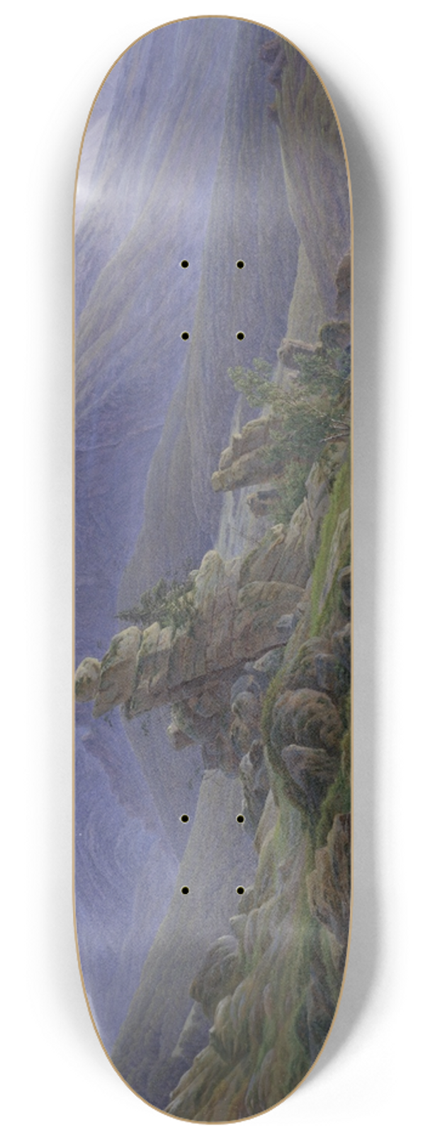 Caspar David Friedrich - The Watzmann 8.25 inch art skate deck