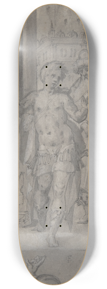 Caspar Fraisinger - Christ Presented to the People 8.25 inch art skate deck