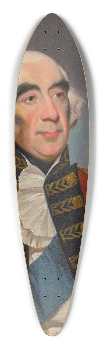George Chinnery - Portrait Of Francis Rawdon-Hastings, Second Earl Of Moira And First Marquess Of Hastings 39.3 inch art pintail longboard deck