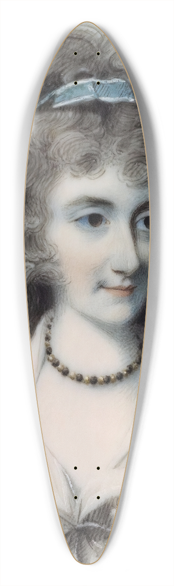 George Engleheart - Portrait of a Lady 39.3 inch art pintail longboard deck