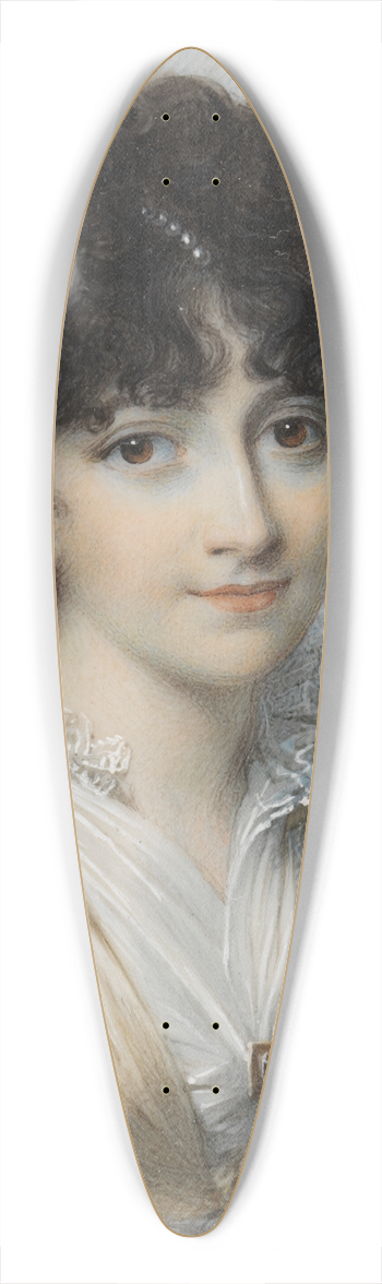 George Engleheart - Portrait of a Lady 39.3 inch art pintail longboard deck