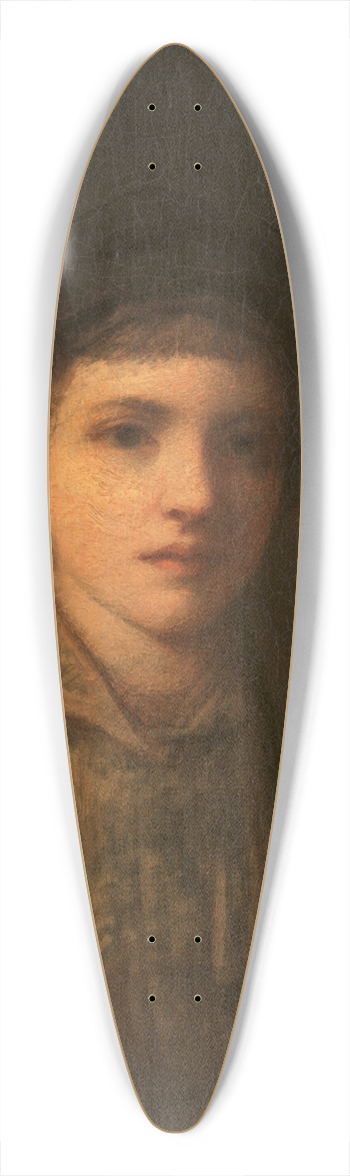 George Fuller - Head of a Boy 39.3 inch art pintail longboard deck