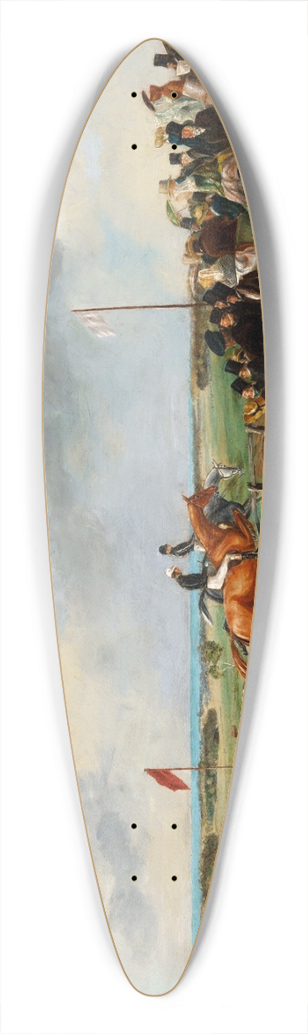 George Hamilton - The First Steeplechase In South Australia, 25 September 1846 39.3 inch art pintail longboard deck
