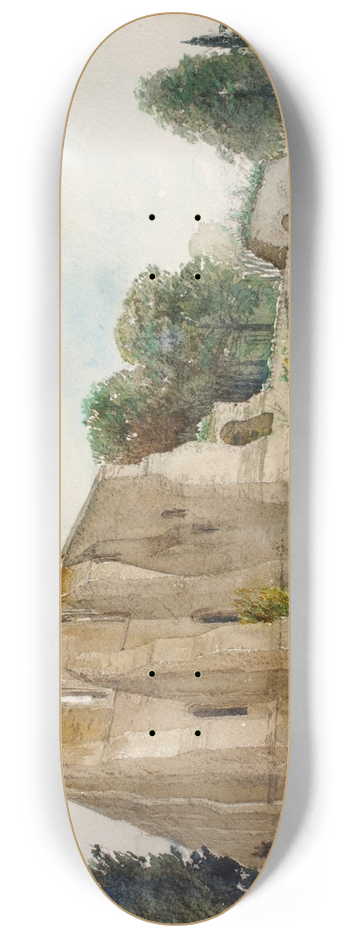 Cass Gilbert - Battle Abbey 8.25 inch art skate deck