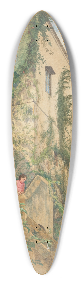 George Howard, 9th Earl Of Carlisle - Algiers, Cecilia in pink 39.3 inch art pintail longboard deck