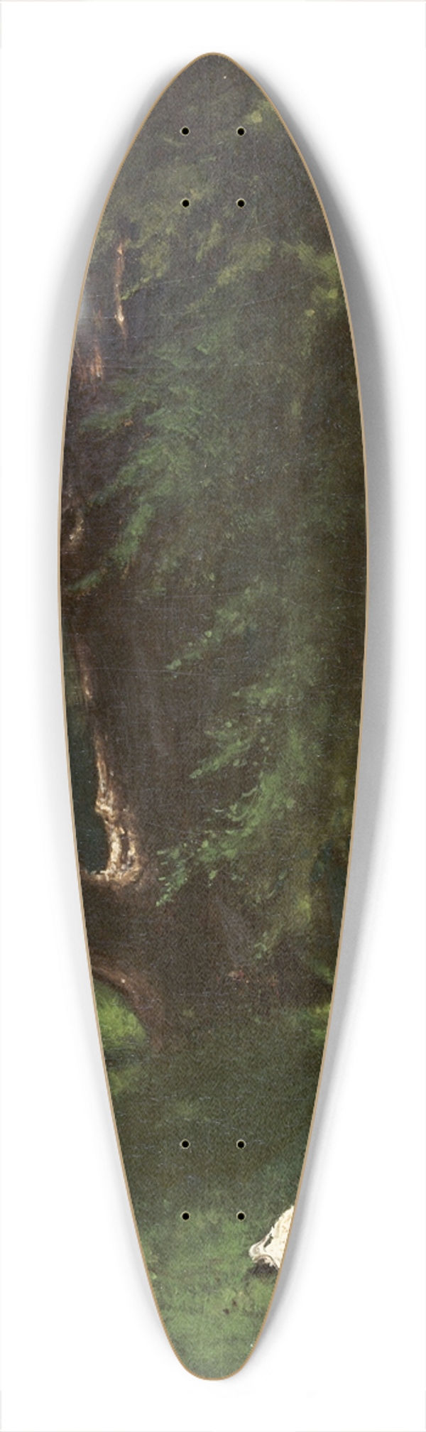 George Inness - In the Woods 39.3 inch art pintail longboard deck