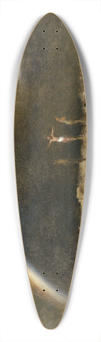 George Inness - The Triumph at Calvary 39.3 inch art pintail longboard deck