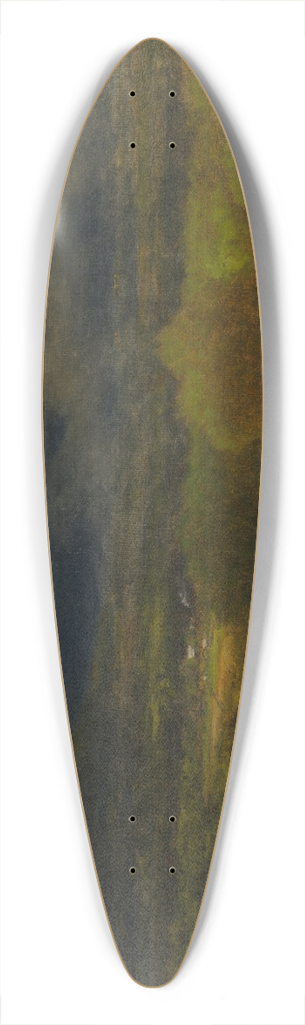 George Inness - The Wheat Field 39.3 inch art pintail longboard deck