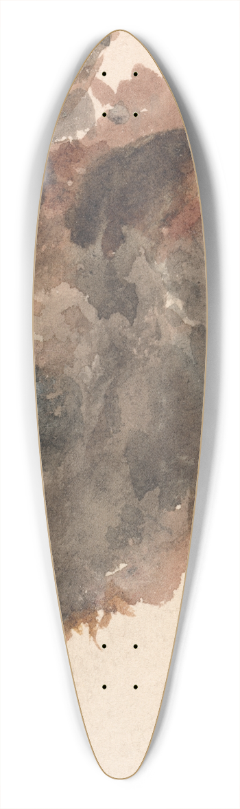 George Jones - Head of a Donkey 39.3 inch art pintail longboard deck