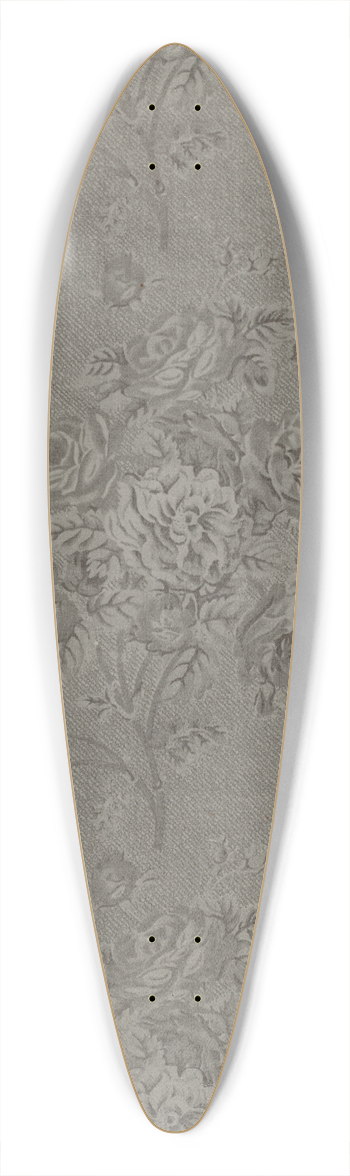 George Loughridge - Printed Cotton 39.3 inch art pintail longboard deck