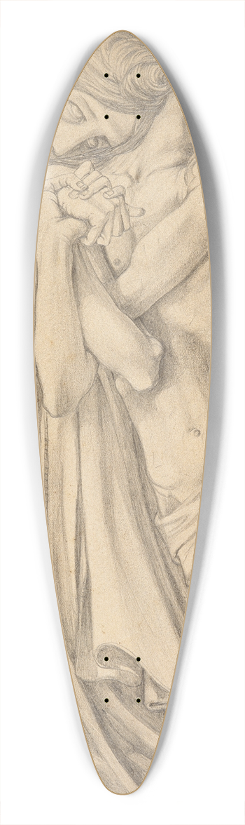 George Minne - The Outcasts 39.3 inch art pintail longboard deck