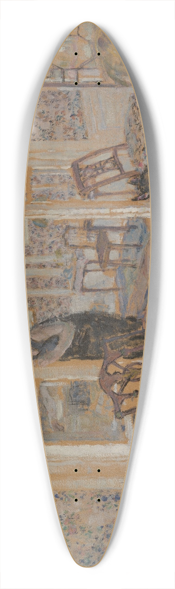 George Morren - Interior 39.3 inch art pintail longboard deck