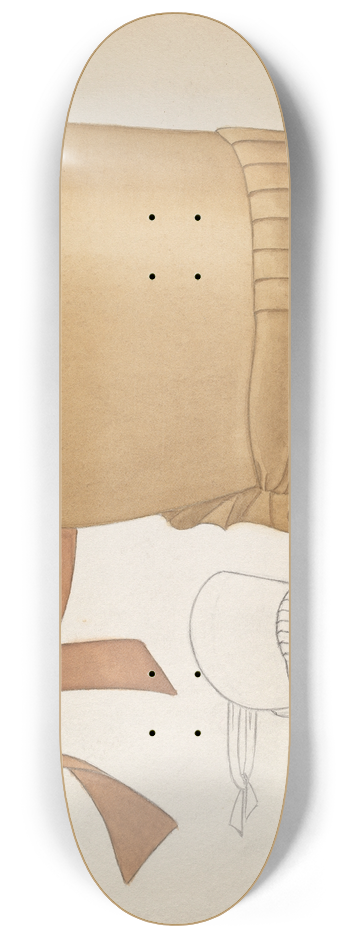 Catherine Fowler - Quaker Bonnet 8.25 inch art skate deck