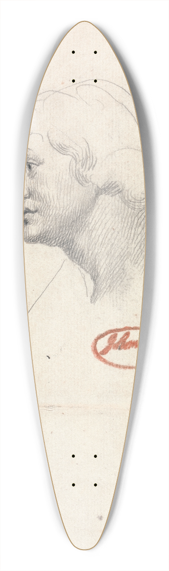 George Romney - Head of Apollo 39.3 inch art pintail longboard deck
