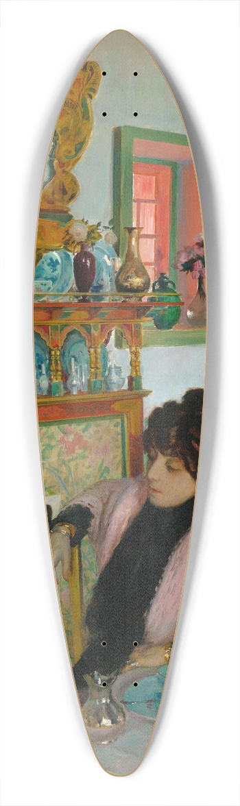 Georges Antoine Rochegrosse - Marie Rochegrosse Dans La Salle  Manger 39.3 inch art pintail longboard deck