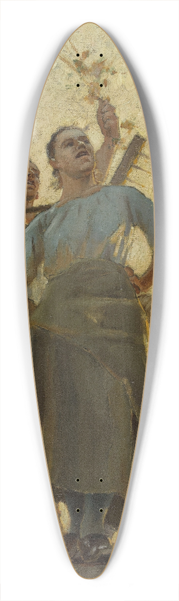 Georges Bertrand - La moisson 39.3 inch art pintail longboard deck