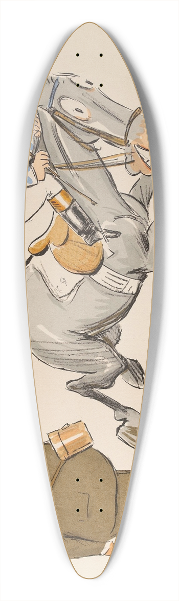 Georges Goursat (Sem) - Nos grands propritaires  Dada 39.3 inch art pintail longboard deck