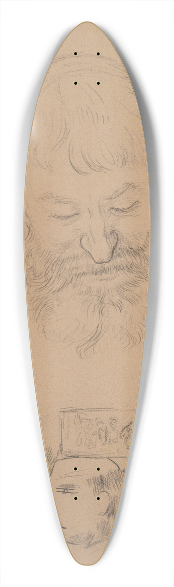 Georges Lacombe - Portrait de Srusier et tudes diverses 39.3 inch art pintail longboard deck
