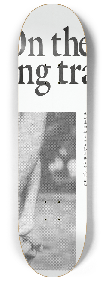 Centers for Disease Control and Prevention - On the wrong track 8.25 inch art skate deck