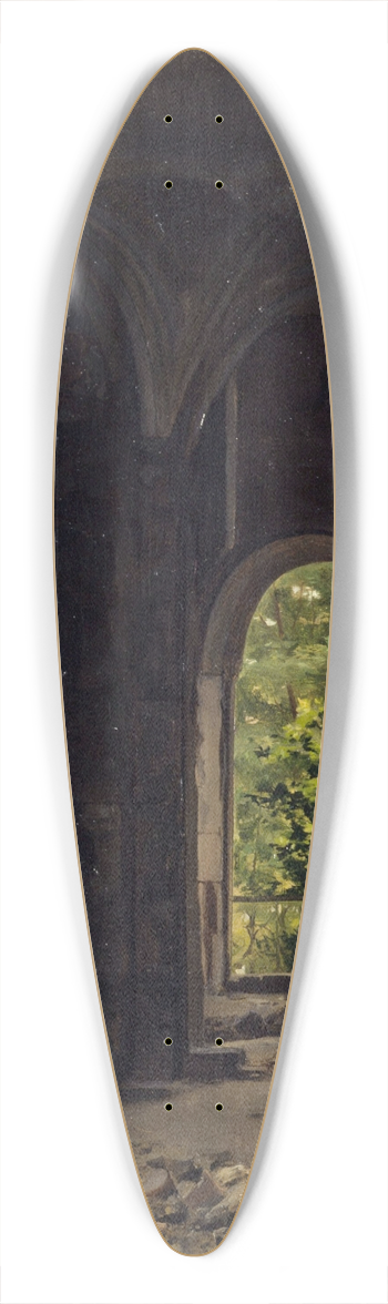 Georges Rouard - Vue intrieure des ruines de lancienne Cour des comptes, quai dOrsay 39.3 inch art pintail longboard deck