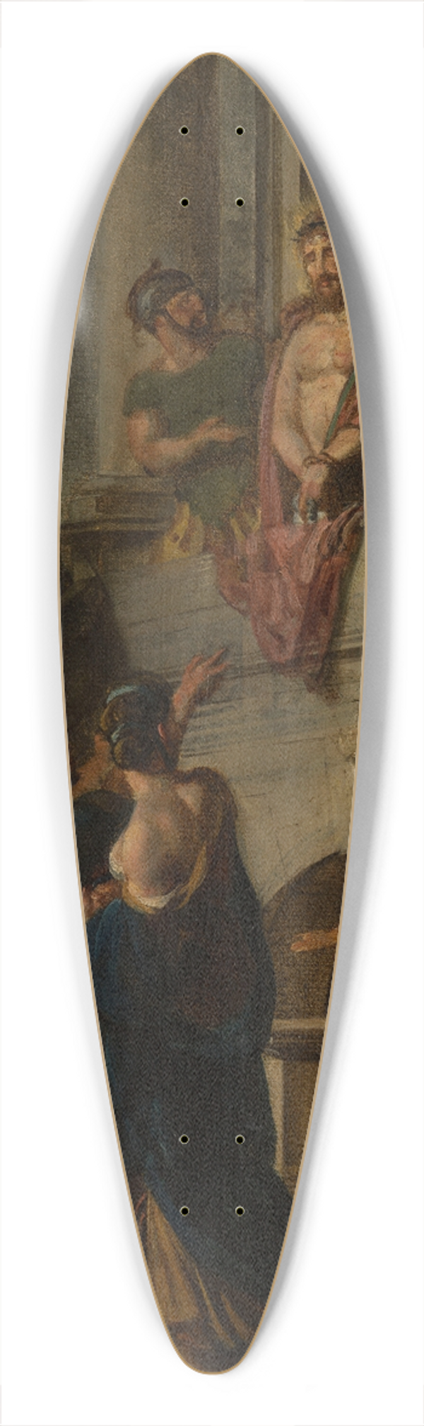 Georges Rouget - Ecce Homo 39.3 inch art pintail longboard deck