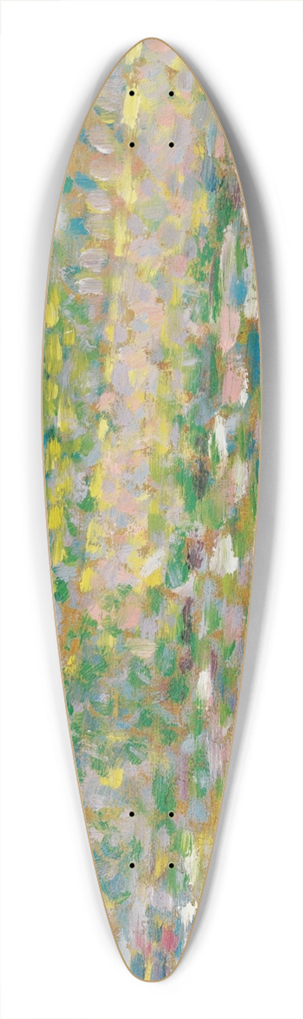 Georges Seurat - The Seine at Courbevoie 39.3 inch art pintail longboard deck