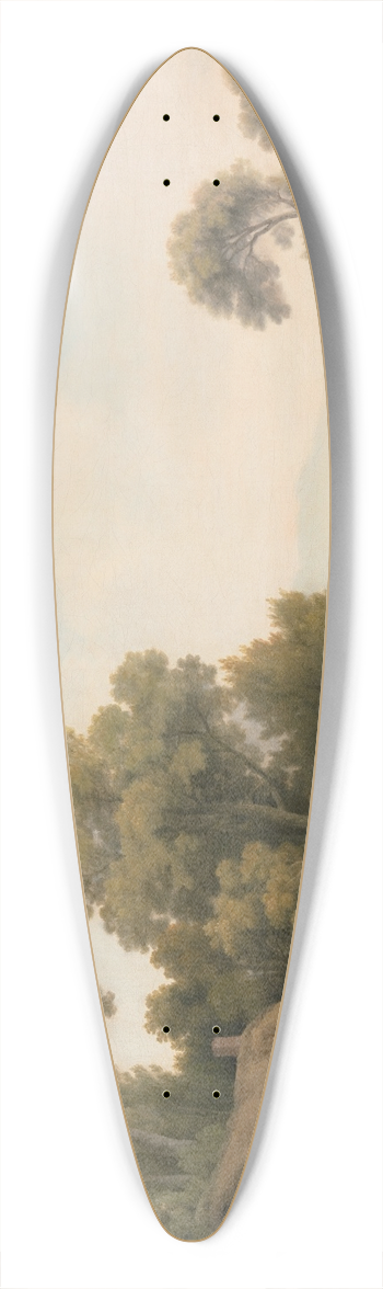 George Stubbs - Two Gentlemen Going a Shooting 39.3 inch art pintail longboard deck