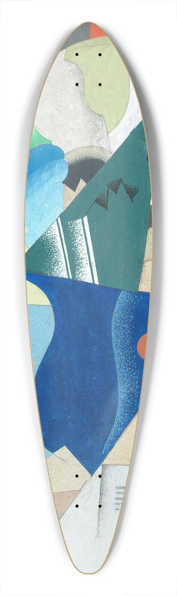 Georges Valmier - Vase de fleurs 39.3 inch art pintail longboard deck