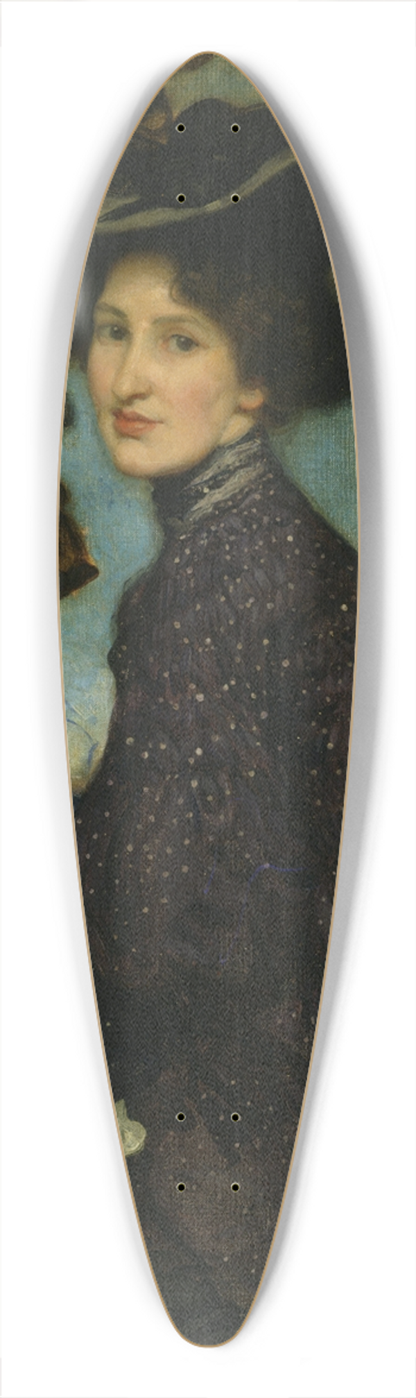 George Washington Lambert - Miss Thea Proctor 39.3 inch art pintail longboard deck
