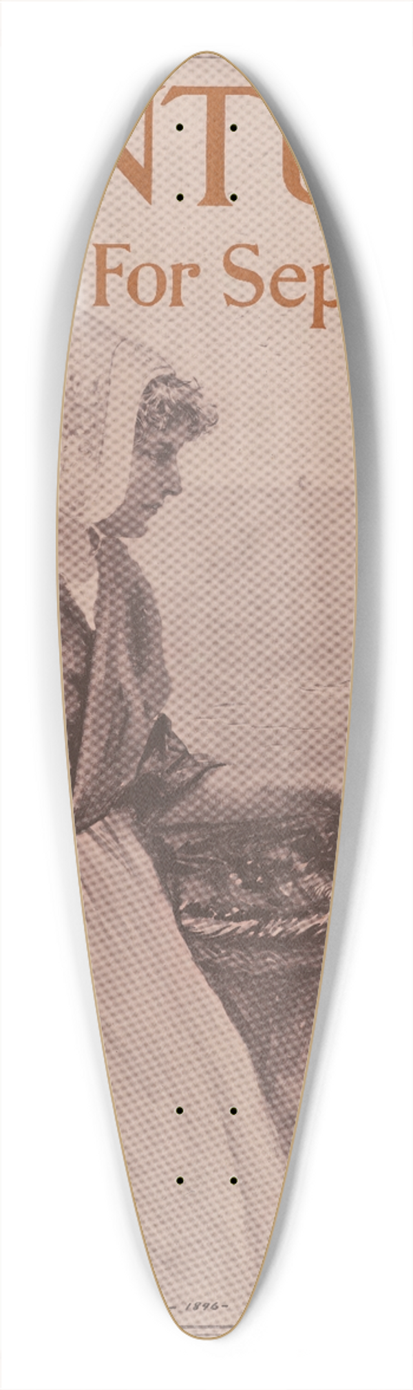 George Wharton Edwards - The century for September. 39.3 inch art pintail longboard deck