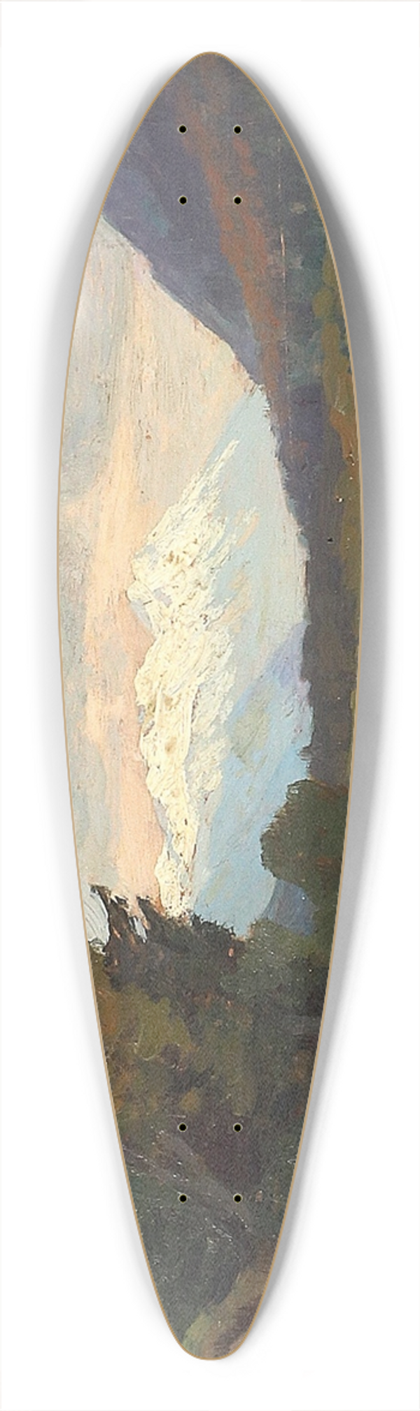 Georg Holub - Savethal in Krain 39.3 inch art pintail longboard deck